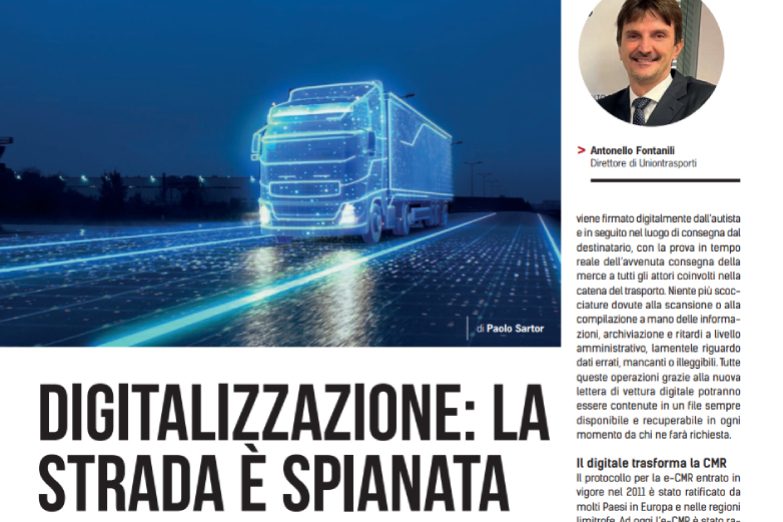 Digitalizzazione: la strada è spianata. Anche l’Italia sperimenta i vantaggi della e-CMR